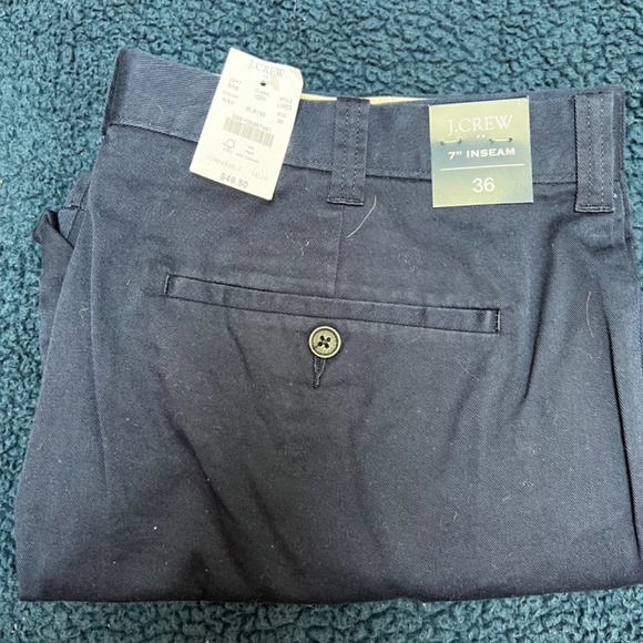 J.Crew Factory 7" Reade flex khaki short - Navy - Picture 4 of 4